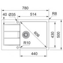 FRANKE SID 611-78XL 114.0499.819