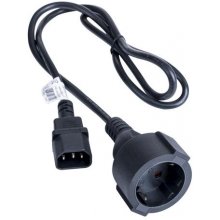 Akyga AK-PC-13A power cable Black 1 m C14...