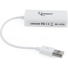 Võrgukaart Gembird USB 2.0 LAN adapter RJ-45...