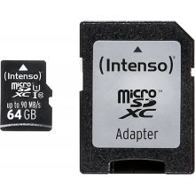Флешка Intenso microSDXC Professional 64GB...
