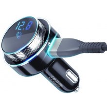 Car charger transmitter 2xUSB-A+TF card...