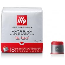 Illy Coffee capsules, espresso, 18 pcs red