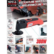 YATO YT-82220 oscillating multi-tool Black...