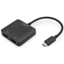 DIGITUS 2-Port MST Video Hub (USB-C™ -> 2x...