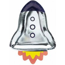 PartyDeco Paper plates Space Party - Rocket...