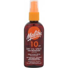 Malibu Dry Oil Spray 100ml - SPF10 Sun Body...