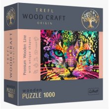 Gra puzzle drewniane 1000 elementów Kolorowy...