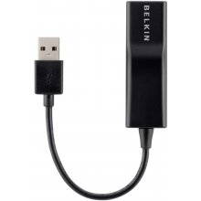 Belkin USB 2.0 F/ETHERNET ADAPTER 12CM BLACK