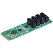 STARTECH 4-PORT M.2 TO SATA ADAPTER M.2 PCIE...