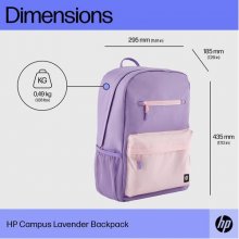 HP Campus Lavender Backpack