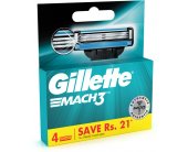 Gillette Mach3 4pc - replacement blade for...