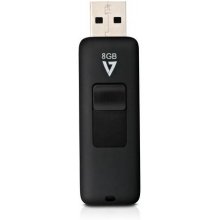 V7 8GB FLASH DRIVE USB 2.0 black 10MB/S READ...