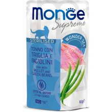 Monge Supreme pouches Tuna with mullet&green...