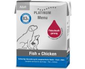 PLATINUM Menu - Dog - Fish & Chicken 375g