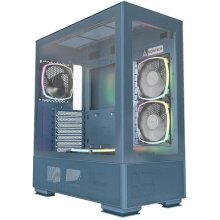 Montech SKY TWO, Tower case (blue, Tempered...