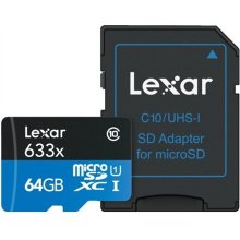 LEXAR MEMORY MICRO SDXC 64GB UHS-I...