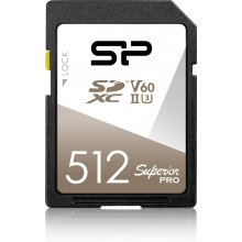 Silicon Power memory card SDXC 512GB...