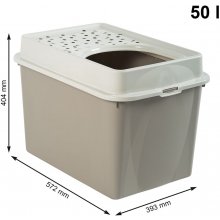 Rotho Berty Eco Cappuccino - cat litter box