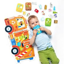 CZUCZU Moto Puzzle - Garbage truck 26 pcs