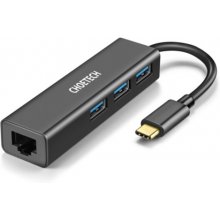 Adapter CHOETECH USB Type-C to 1x RJ-45, 3x...