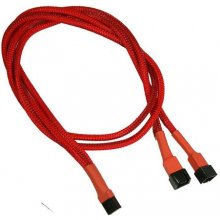 Nanoxia Kabel 3-Pin Y-Kabel, 60 cm, rot