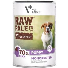 VetExpert RAW PALEO Puppy Monoprotein Duck -...