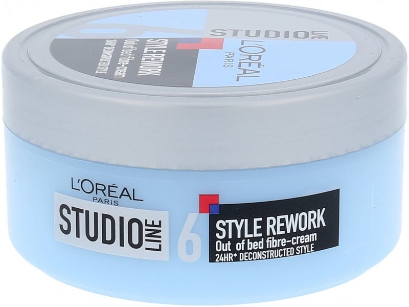 L'Oréal Paris Studio Line Style Rework Out Of Bed Fibre Cream 150ml - Hair  Gel for Women 