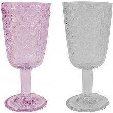 Home4you Wine goblet DIAMOND 300ml, mix