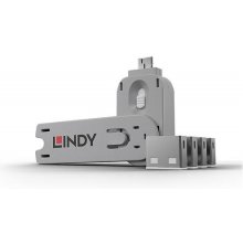 Lindy USB Port Blocker - Pack of 4, Colour...