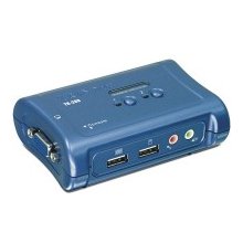 TRENDNET KVM 2-Port USB Switch Kit mit Audio