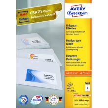Avery 3483 self-adhesive label Rectangle...