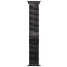 Apple 49mm Black Titanium Milanese Loop -...