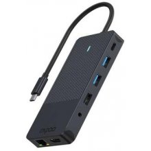 Rapoo USB-C Multiport Adapter 12-in-1, grey