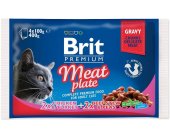 Brit Premium - Cat - Meat Plate - 4x100g