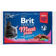 Brit Premium - Cat - Meat Plate - 4x100g