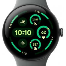 Google Pixel Watch 3 45 mm Sort Grå Smart ur