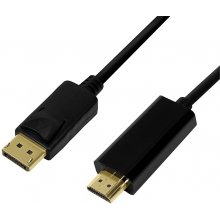 LogiLink DisplayPort-Kabel DP 1.2 zu HDMI...