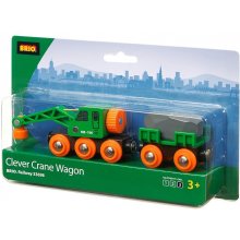 BRIO Green Crane Truck, Trailer & Freight -...