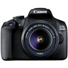 Fotokaamera Canon EOS 2000D + EF-S 18-55mm...