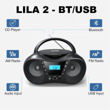 Raadio Eltra Radio player CD LILA2 USB/BT...