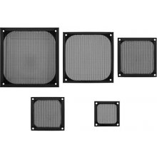 InLine Fan grid aluminum filter, black...