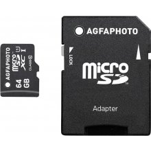 Флешка Agfaphoto MicroSDXC UHS-I 64GB High...