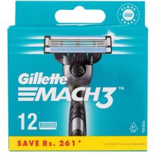 Gillette Mach3 12pc - XXL Replacement blade...