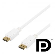 Deltaco DisplayPort cable, 3m, 4K UHD, DP...