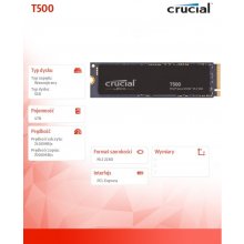 Kõvaketas Crucial Solid state-drev T500 4TB...