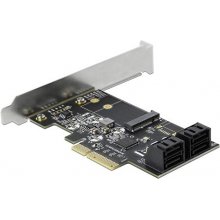 DeLOCK 4P SATA & 1Slot M.2 PCIe x4 -LP