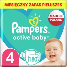 PAMPERS Active Baby Monthly Pack Boy/Girl 4...
