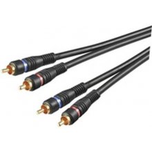 Goobay AVK 132-020 0.2m audio cable 2 x RCA...