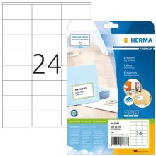 Herma Labels 70x36 white matte 10 sheets DIN...