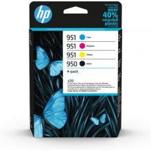 HP 950/951 4er Pack Schwarz Farbe dreifarbig...